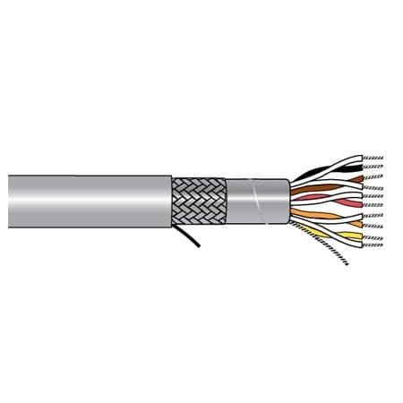 Alpha Wire 24-4P STR TNC PVC FOIL+70% BRD, SHD PVC JKT CM 300V 75C, 1000FT 5274C SL001